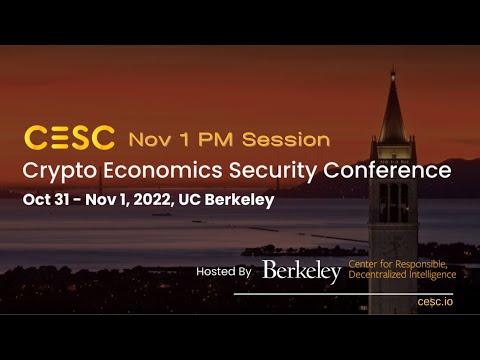 CESC 2022 - Day 2 PM Session - Nov 1, 2022