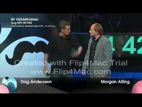 Dag Andersson och Morgan Alling på Humorgalan i tv4