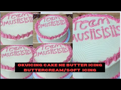 Yiga Okwambaza Keeki ne Butter Icing | Perfect Buttercream Iced Cake - Easy Soft Icing Recipe