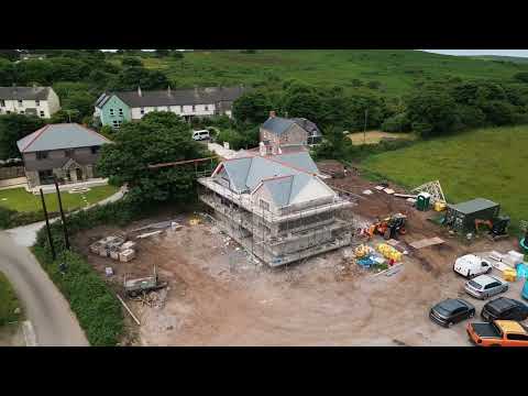 Wisteria House - Sancreed. An early view