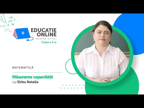 Matematică, clasa a II-a, Măsurarea capacității