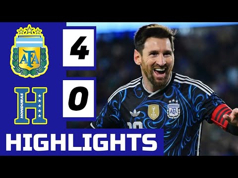 Argentina Vs Honduras (4-0) Highlights 2026 • Messi Goal Pre World Cup | Hasil Bola Tadi Malam • IM