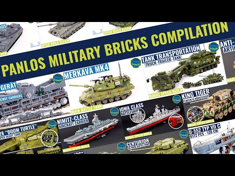 ALL Panlos Military Brick Sets - Compilation of Building ALL Tanks & Ships