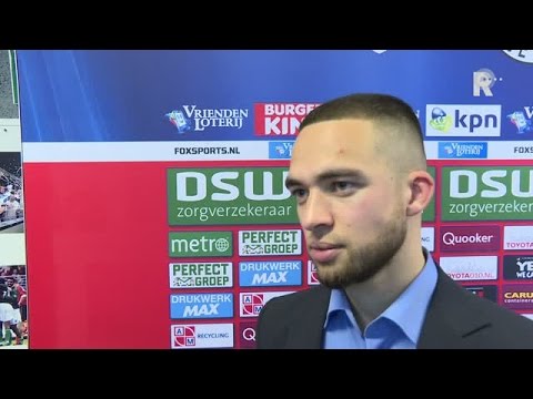 Stanley Elbers na afloop van Excelsior - ADO Den Haag