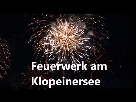 See in Flammen - Feuerwerk am Klopeinersee 2015