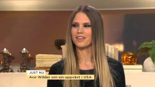 Ace Wilder: &quot;Jag har lärt mig att jobba hårt&quot; - Nyhetsmorgon (TV4)