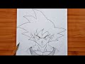 how to draw Goku | Goku step by step | Easy For Beginners