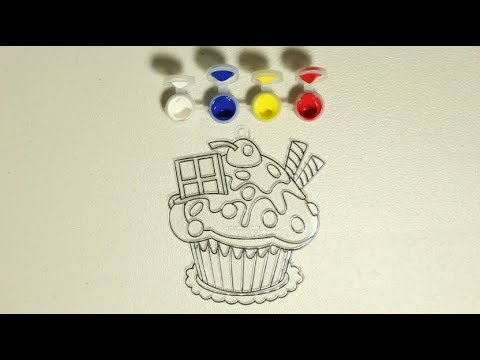 Let's paint your own suncatcher - Cupcake, DIY