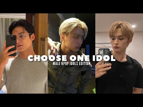 CHOOSE ONE IDOL | KPOP MALE IDOLS | SVT, ENHYPEN, SKZ, THE BOYZ, WAYV, P1H, BOYNEXTDOOR, TXT, BTS...