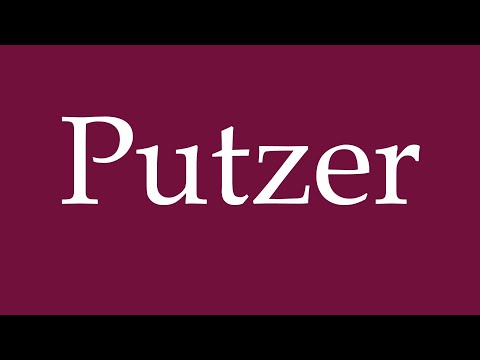 How to Pronounce ''Putzer'' (Cleaner) Correctly in German