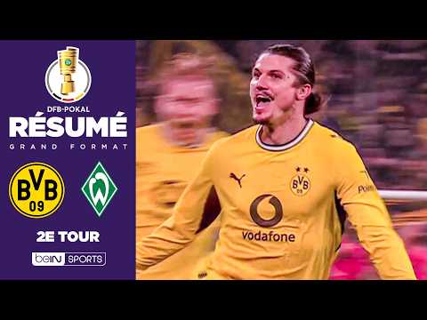Résumé : Un BANGER sur COUP FRANC qualifie Dortmund à la DERNIÈRE SECONDE contre le Werder