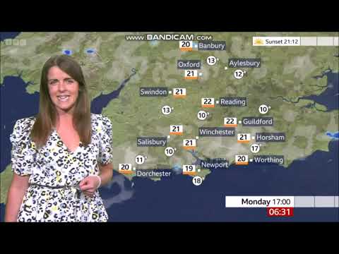 [HD] Alex Osbourne BBC ONE South Today weather July 17th 2023 - 60 fps