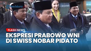 Ekspresi Kaget Prabowo WNI di Swiss Nobar Pidatonya dalam Acara World Economic Forum 2026