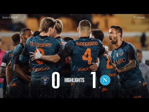 Highlights | Lecce - Napoli 0-1 | Serie A - 9ª giornata