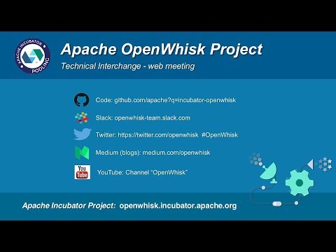 2018-06-20 Apache OpenWhisk Tech Interchange - Zoom Meeting