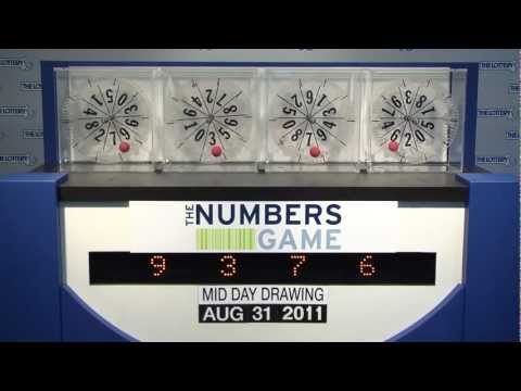 Midday Numbers Game Drawing August 31 2011