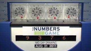 Midday Numbers Game Drawing August 31, 2011