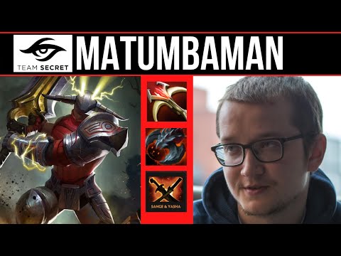 SECRET.MATUMBAMAN SVEN DAEDALUS WITH HYPERSTONE - DOTA2 7.29 GAMEPLAY