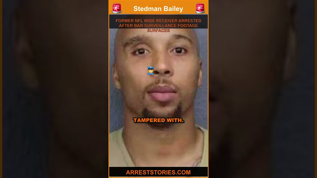 FORMER NFL WIDE RECEIVER ARRESTED AFTER BAR SURVEILLANCE FOOTAGE SURFACES