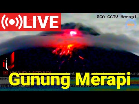 Merapi Volcano Webcam in Indonesia live webcam