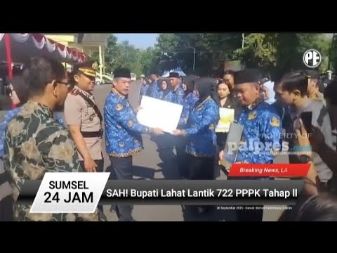 SAH Bupati Lahat Lantik 722 PPPK Tahap II