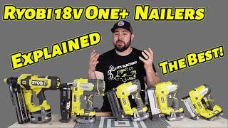 Ryobi Cordless Nailers Compared