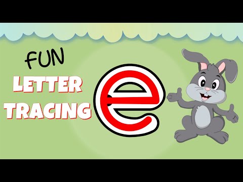 How to Write the Lowercase Letter e - Lowercase Alphabet for Kids