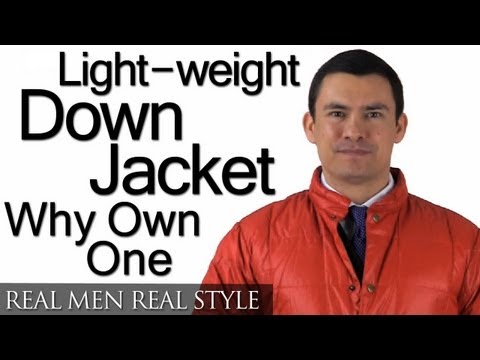 Men's Lightweight Down Jacket - Classic Wardrobe Piece? - Light Weight Feather Jackets Coats