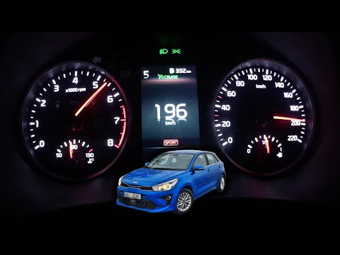 Top Speed & Acceleration test | 2021 Kia Rio iMT mild-hybrid