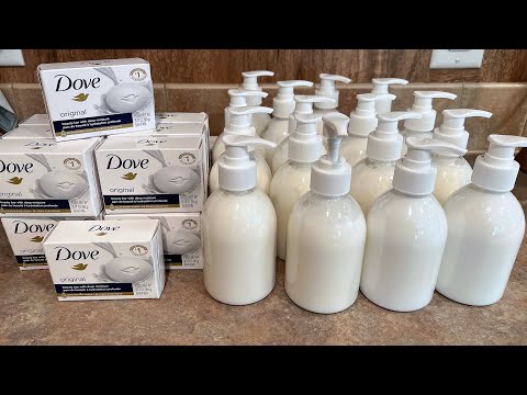 How to Make Liquid Hand Soap from Dove Bar Soap