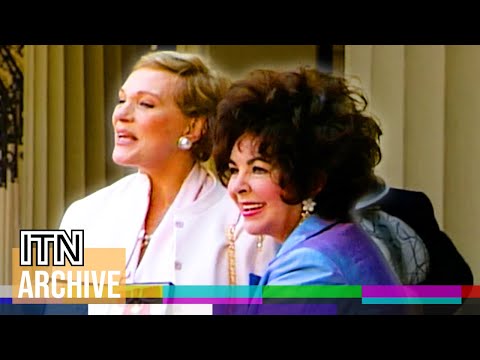 Julie Andrews and Elizabeth Taylor Interviewed After Meeting Queen Elizabeth II (2000)
