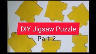 How to make Jigsaw puzzle at home | DIY Jigsaw puzzle | Learn Maths using Jigsaw puzzle | PlayfulDNA