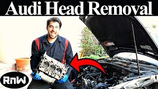 What it Takes to Remove The Cylinder Heads Off an Audi
