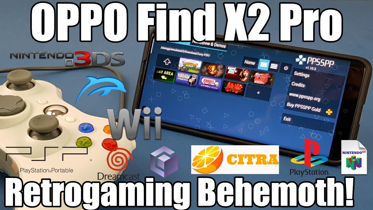 Oppo Find X2 Pro  - Retro Gaming Emulation Test - PPSSPP - PS1 - Dreamcast - More!