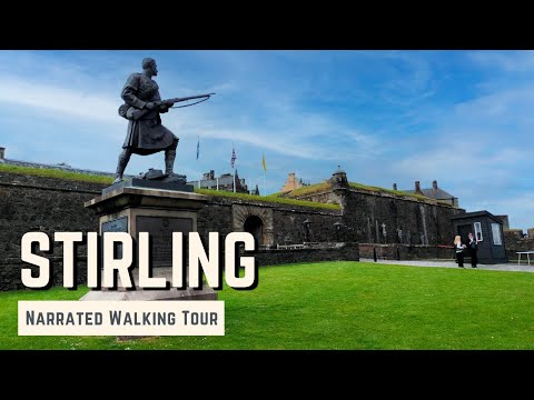 STIRLING | 4K Narrated Walking Tour | Let's Walk 2021