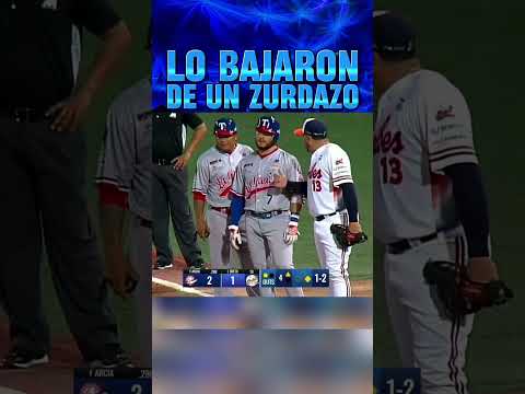 Lo aterrizaron de un zurdazo por perrear 3 jonrrones en frente del rival 🔥⚾ #mlb #baseball #shorts