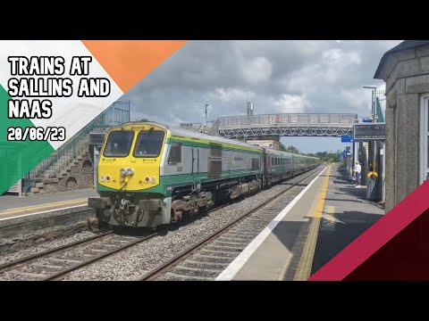 Trains at Sallins and Naas 20/06/23