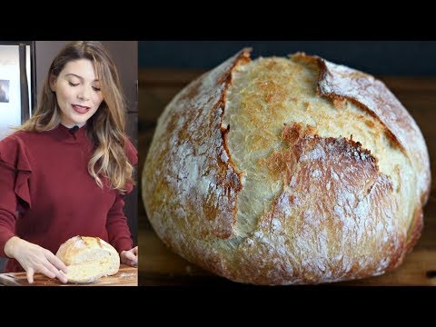 Evde Ekmek Nasıl Yapılır? Yoğurmadan, Makinasız Ekmek Tarifi | Canan Kurban