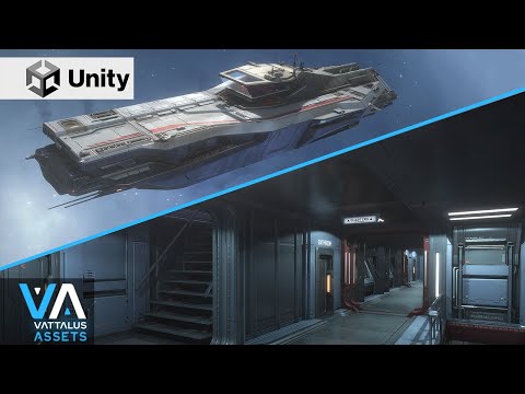 Fenris Frigate: Spaceship With Interior - Demo | Unity Asset Store