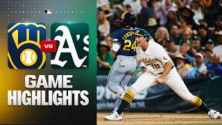 Brewers vs. A's Game Highlights (6/10/26) | MLB Highlights