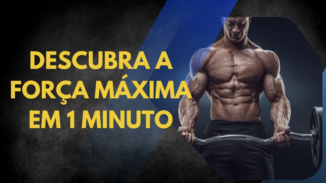Teste de 1-RM em menos de 1 minuto