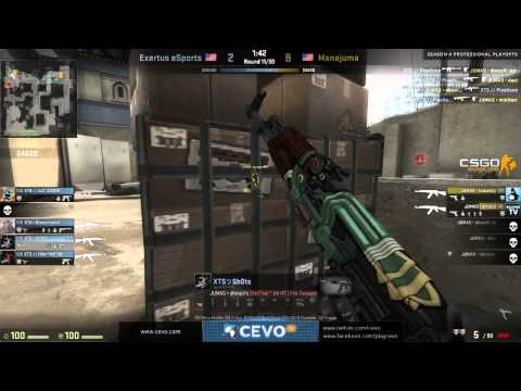 CEVO-Pro CS:GO Season 4 Playoffs: Manajuma vs. Exertus eSports - Round of 8 on de_dust2 (1 of 2)