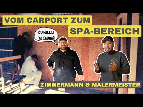 Von Schuppen und Carport zum Wellnessparadies – Mein DIY-Projekt! 🛠✨