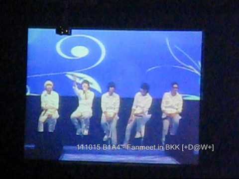 [FanCam] 111015 B1A4 - Fanmeet in BKK6_Chu Chu Chu