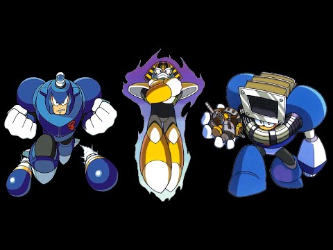 Mega Man 4 Voyage Blue version: Part 3! (Dive, Pharoah and Dust)