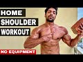 5 min Home Shoulder Workout (No Gym) | Rohit Khatri Fitness