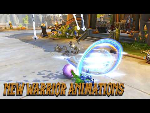 New Warrior COLOSSUS SMASH & WARBREAKER Animations - WoW The War Within