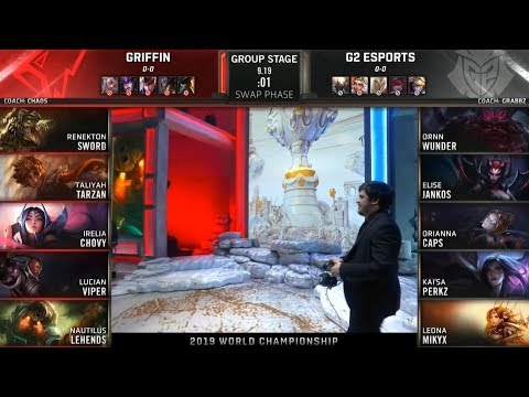 GRF vs G2 Highlights Game 1 Worlds 2019 Group A Day 2 | Griffin vs G2 Esports