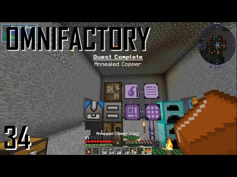Lets Play OmniFactory Episode 34 - Annealed Copper & Polyethylene Tweak