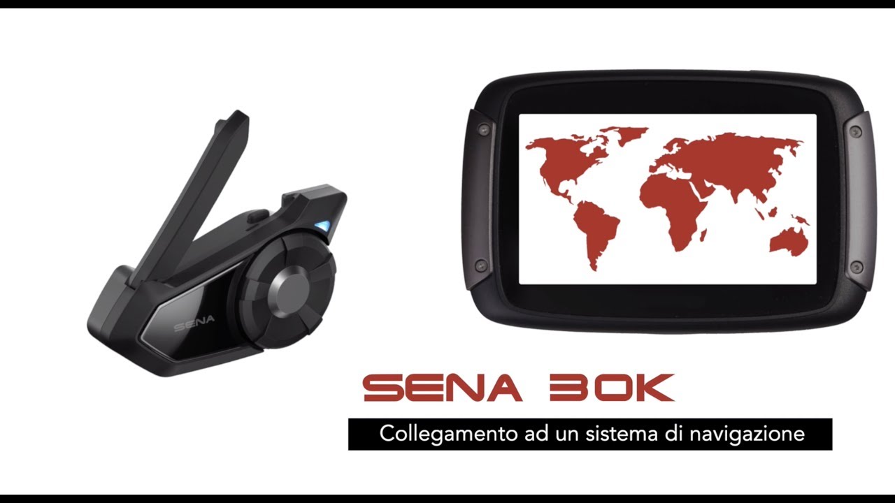 Come collego il mio Sena 30K ad un sistema di navigazione?